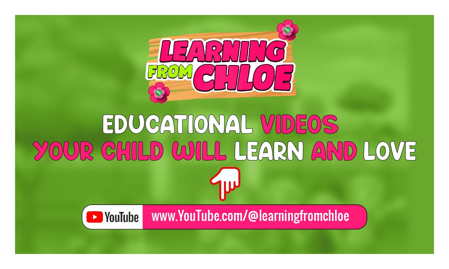 “Kids learning videos • Early childhood education • Educational YouTube for preschoolers • Chloe’s Magical Adventures learning videos.”